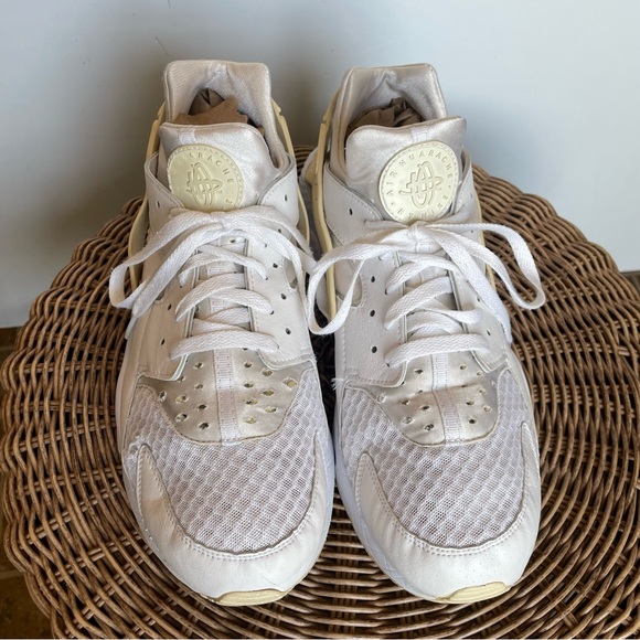 Nike Air Huarache Men Shoes size 12 white/cream - Picture 3 of 16